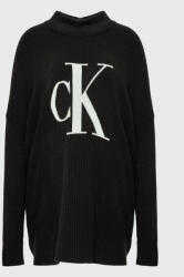 Calvin Klein Bluză cu gât J20J220831 Negru Relaxed Fit