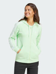 Adidas Bluză Essentials 3-Stripes IR6077 Verde Regular Fit