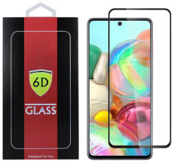 Samsung Galaxy A05s 5G 6D Full Glue teljes kijelzős edzett üvegfólia (tempered glass) 9H keménységű, fekete