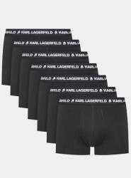 Karl Lagerfeld Set 7 perechi de boxeri Logo 220M2125 Negru