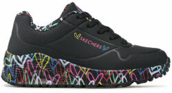 Skechers Sneakers Uno Lite Lovely Luv 314976L/BKMT Negru