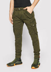 Alpha Industries Pantaloni din material Combat 126215 Verde Slim Fit - modivo - 339,00 RON