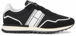 Tommy Jeans Sneakers Tjm Runner Mix Material EM0EM01266 Negru