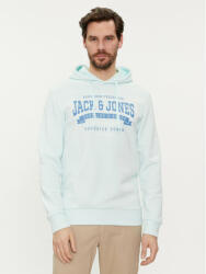 JACK & JONES Bluză Logo 12233597 Albastru Standard Fit