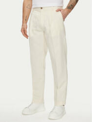 Pepe Jeans Pantaloni chino Relaxed Pleated Linen Pants - 2 PM211700 Écru Relaxed Fit