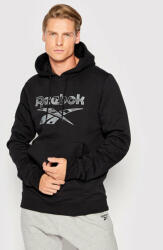 Reebok Bluză Identity Big Logo HE8174 Negru Regular Fit