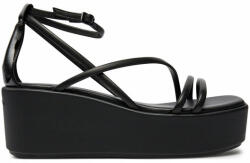 Calvin Klein Sandale Wedge Sandal 30 Lth HW0HW01949 Negru