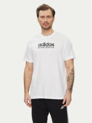 Adidas Tricou All SZN Graphic T-Shirt IC9821 Alb Loose Fit