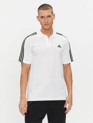Adidas Tricou polo Essentials Piqué Embroidered Small Logo 3-Stripes Polo Shirt IC9312 Alb Regular Fit