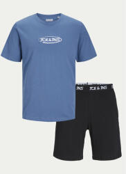 Jack&Jones Junior Set tricou și pantaloni scurți sport Jacoliver 12257172 Albastru Standard Fit