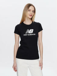 New Balance Tricou Essentials Stacked Logo WT31546 Negru Athletic Fit