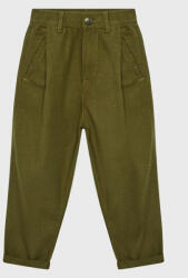 Benetton Pantaloni din material 4NYSCF00P Verde Loose Fit