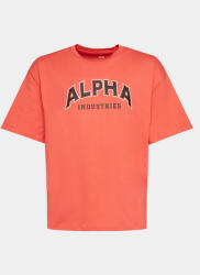 Alpha Industries Tricou College 146501 Roșu Relaxed Fit