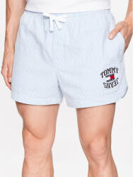 Tommy Jeans Pantalon scurți din material Seersucker DM0DM16294 Albastru celest Regular Fit