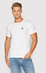 Calvin Klein Jeans Tricou Tee Shirt Essential J30J314544 Alb Slim Fit