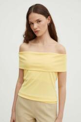 Ralph Lauren felső sárga, női, sima - sárga M - answear - 39 990 Ft