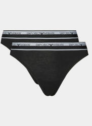 Emporio Armani Underwear Set 2 perechi de chiloți brazilieni 163337 4R227 00020 Negru