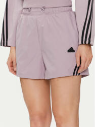 adidas Pantaloni scurți sport Future Icons 3-Stripes IS3615 Violet Relaxed Fit