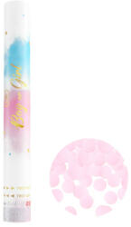 PartyPal Konfetti ágyú, 40cm-es, rózsaszín kerek konfettit kilövő (LUFI984042)