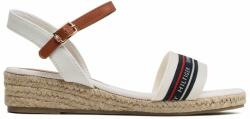 Tommy Hilfiger Espadrile Rope Wedge T3A7-32777-0048X100 S Alb