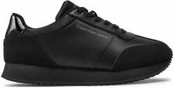 Calvin Klein Sneakers Runner Low Lace Mix In Dc YW0YW01367 Negru
