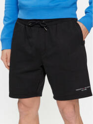 Tommy Hilfiger Pantaloni scurți sport Logo MW0MW34201 Negru Regular Fit