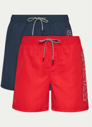JACK & JONES Set 2 perechi de pantaloni scurți de înot Fiji 12260815 Roșu Regular Fit