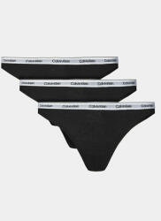 Calvin Klein Underwear Set 3 perechi de chiloți tanga 000QD5209E Negru
