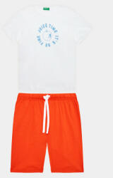 United Colors Of Benetton Set tricou și pantaloni scurți 3096GK00B Colorat Regular Fit