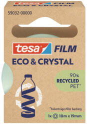 tesa Ragasztószalag 19mmx10m irodai átlátszó újrahasznosított Tesa Eco & Crystal (59032-00000-00) - iroszer24
