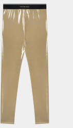 Calvin Klein Jeans Colanți Metallic IG0IG02403 Auriu Slim Fit