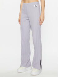 Calvin Klein Jeans Pantaloni din material J20J221597 Violet Regular Fit