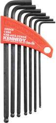 Kennedy inches gömbvégű hatszögkulcs készlet 7 db-os (KEN6025580K)