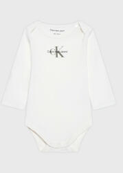 Calvin Klein Jeans Body pentru copii Monogram IN0IN00033 Alb Regular Fit
