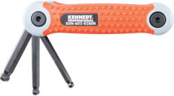 Cromwell 1.5-8mm pro-torq metrikus gömbvégű hatszögkulcs készlet, zsebkés típusú 8 db-os (KEN6028280K)