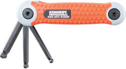 Kennedy 1.5-8mm pro-torq metrikus gömbvégű hatszögkulcs készlet, zsebkés típusú 8 db-os (KEN6028280K)