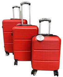 Artland 3 db-os bőrönd szett - piros (WH-BOROND-SZETT-PIROS) - wagnerhome
