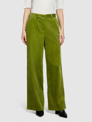 Sisley Pantaloni din material 453ULF040 Verde Wide Leg