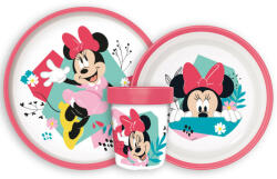 Disney Minnie Being More csúszásmentes étkészlet, micro műanyag szett (STF66670) - kidsfashion