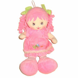  Plüss Baba-Rongy Baba Rózsaszín Nagy