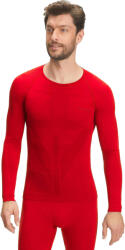 Falke Piros 2023 Falke Warm LS Shirt Men aláöltözőM (39611-8070_M)