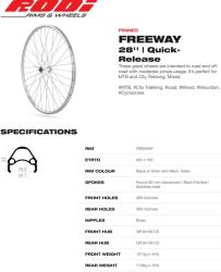 Rodi Freeway MTB 26/36 FM21 QR első kerék (ROK6E0F1)
