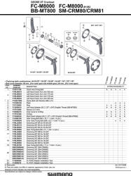 Shimano Deore XT M8000 26F lánckerék 2022 (Y1RL26000)