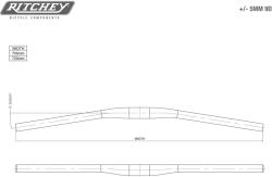 Ritchey WCS Carbon Flat 710*31.8*5 mm 9D kormány (30456117017)