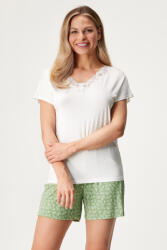 Astratex Pijama Go with the leaves scurtă verde-deschis 4XL