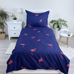 4-Home Lenjerie de pat din microfibră Flamingos, 140 x 200 cm, 70 x 90 cm Lenjerie de pat