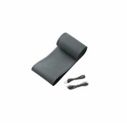 Alemarauto Husa volan piele gri cu gaurele marime M (ALM 160621-1)