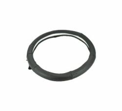 Alemarauto Husa volan din piele neagra cusatura albastra cu gaurele marime M (ALM 141123-5)