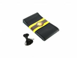 Alemarauto Husa volan piele neagra cu ac si ata marime 2XL (ALM 070121-1)
