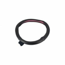 Alemarauto Husa volan piele neagra cu gaurele marime M (ALM 160721-12)